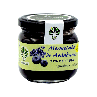 Comprar Mermelada de arándanos sin azúcar ecológica 200g