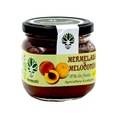 Comprar Mermelada de melocotón sin azúcar ecológica 200g