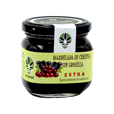 Comprar Mermelada de cereza con grosella ecológica 200g