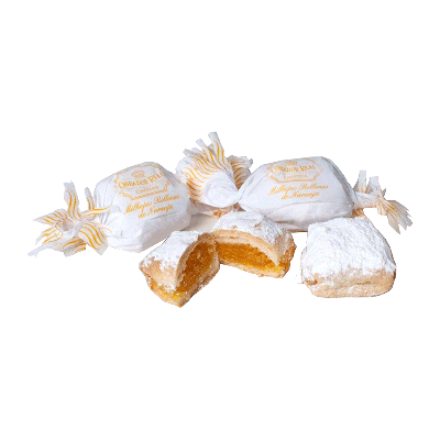 Comprar Caja milhojas rellanas de naranja artesanas 2kg