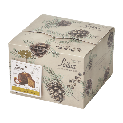 Comprar Panettone Loison pera con chocolate 'Pigna' 500g