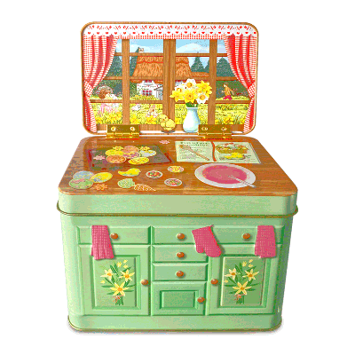 Comprar Lata bombones praliné leche 'Cocina antigua primavera' 150g