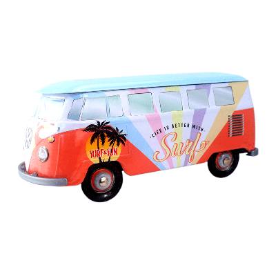 Comprar Lata bombones praliné leche 'Furgoneta Volkswagen surf' 150g