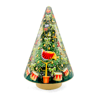 Comprar Lata musical bombones praliné leche 'Árbol de navidad' 150g