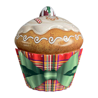 Comprar Lata bombones praliné leche 'Cupcake Navidad escocés' 300g