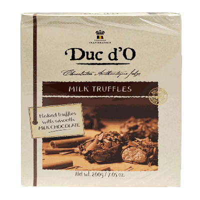 Comprar Estuche trufas chocolate con leche Duc d'O 200g