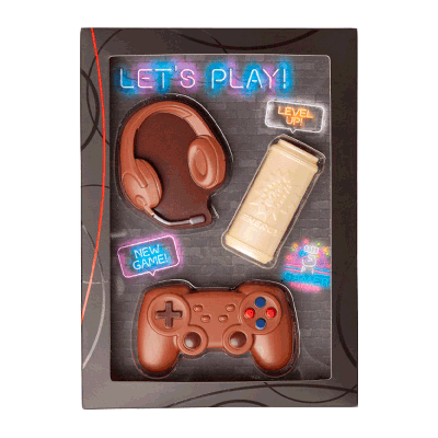 Kit chocolate con leche 'Gaming-Set' 100g