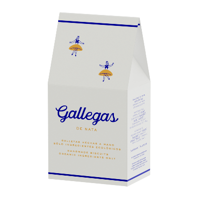 Comprar Estuche 'Gallegas de nata' galletas de nata artesanales 165g