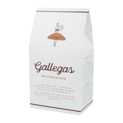 Comprar Estuche 'Gallegas de nata' galletas de nata y chocolate 165g
