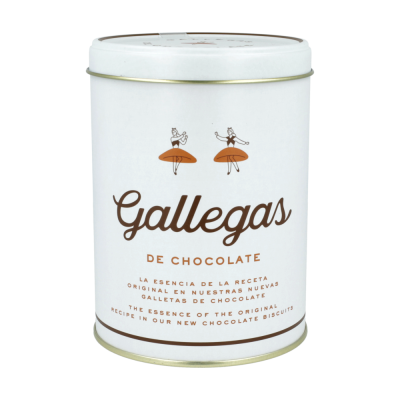Comprar Lata 'Gallegas de nata' galletas de nata y chocolate 250g