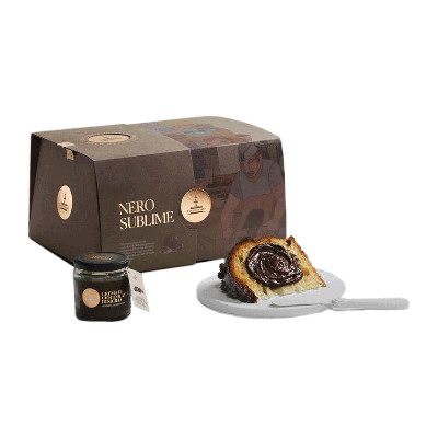 Comprar Estuche panettone Fiasconaro 'Línea oro Nero Sublime' 1kg