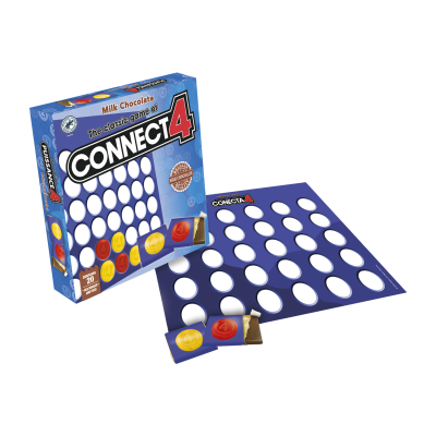 Comprar Estuche juego napolitanas chocolate con leche 'Conecta 4' 90g