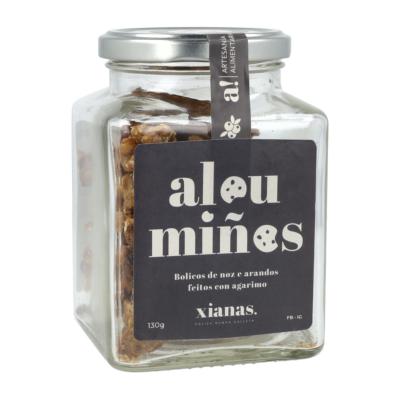 Comprar Tarro Xianas 'Aloumiños' crocante de nuez y arándanos 130g