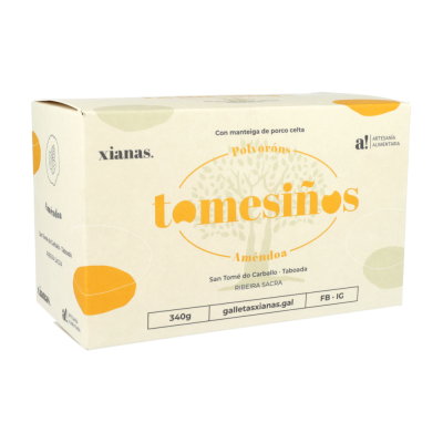Comprar Estuche polvorones artesanos Tomesiños 340g