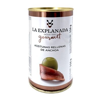 Comprar Aceitunas verdes rellenas de anchoa 150g