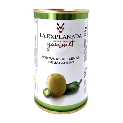 Comprar Aceitunas verdes rellenas de jalapeño 150g