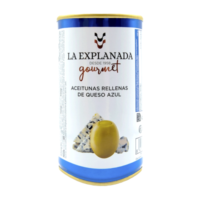 Comprar Aceitunas verdes rellenas de queso azul 150g