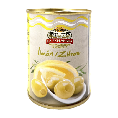 Comprar Aceitunas verdes rellenas de limón 120g