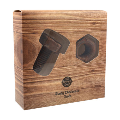 Comprar Estuche chocolate negro 'Tornillo y tuerca' 95g