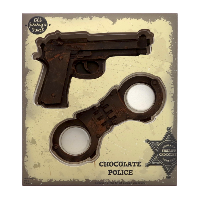 Comprar Estuche chocolate negro 'Beretta y esposas' 205g