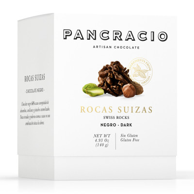 Comprar Box Pancracio Rocas suizas chocolate negro 140g