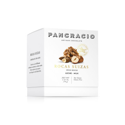 Comprar Mini box Pancracio Rocas suizas chocolate con leche 70g