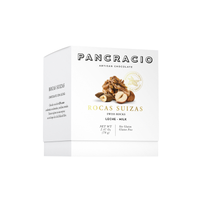 Comprar Mini box Pancracio Rocas suizas chocolate con leche 70g