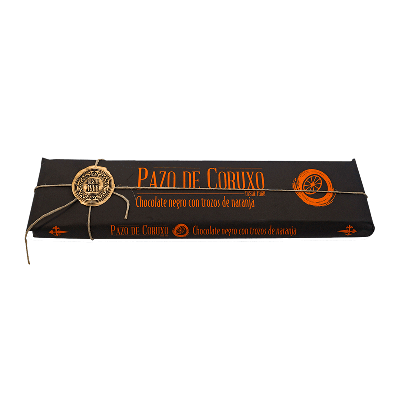 Comprar Chocolate artesano negro con trozos de naranja 300g