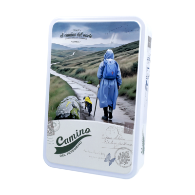 Comprar Lata bombones praliné leche 'Camino del norte' 150g