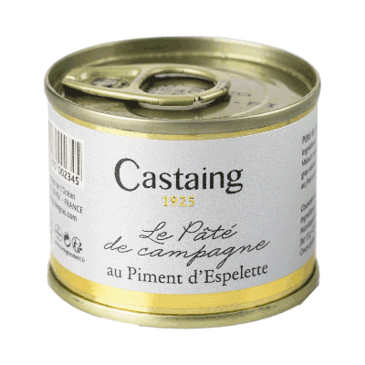 Paté de Campagne con pimienta de Espelette 'Castaign' 67g