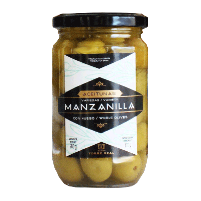 Comprar Aceitunas manzanilla con hueso 280g