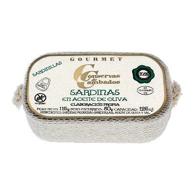 Comprar Sardinilla en aceite oliva 20/25 piezas