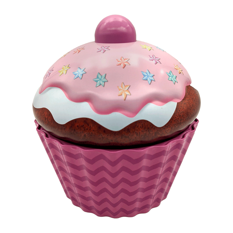 Comprar Lata bombones praliné leche 'Cupcake Estrellas' 300g a domicilio