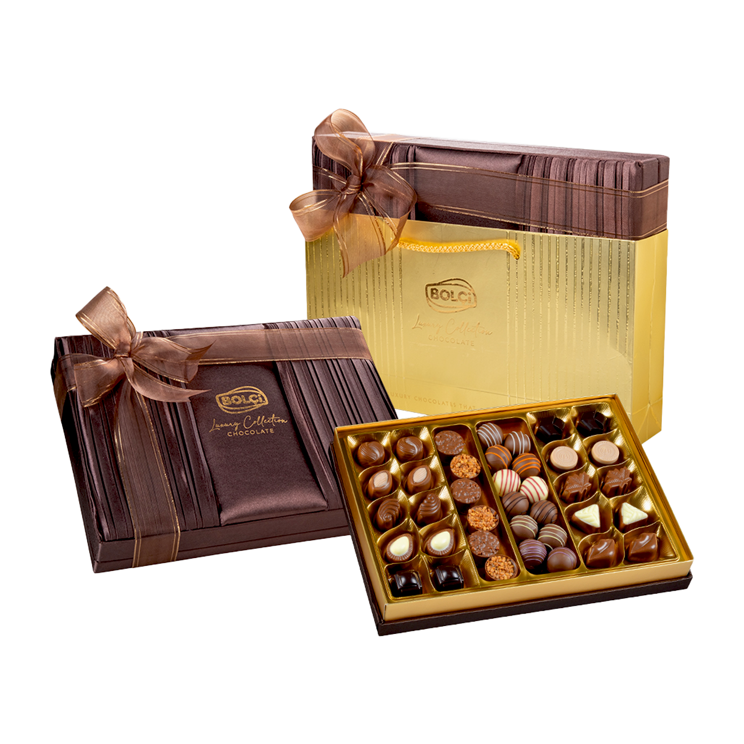 Comprar Caja bombones surtidos 'Satin Dark Brown' 500g a domicilio