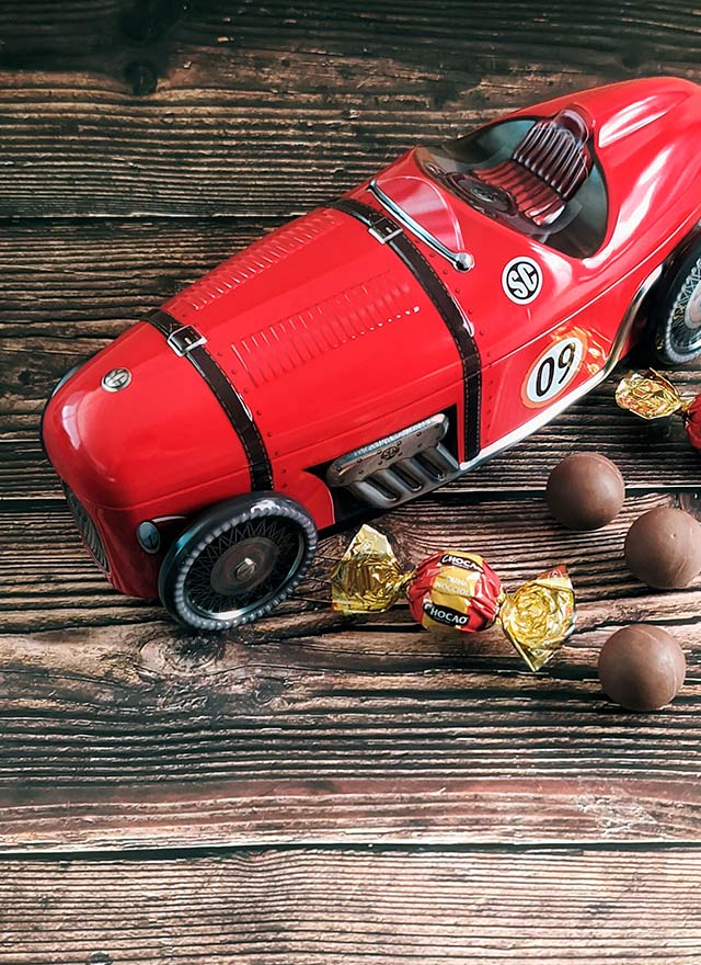 Latas originales de bombones de chocolate para regalar
