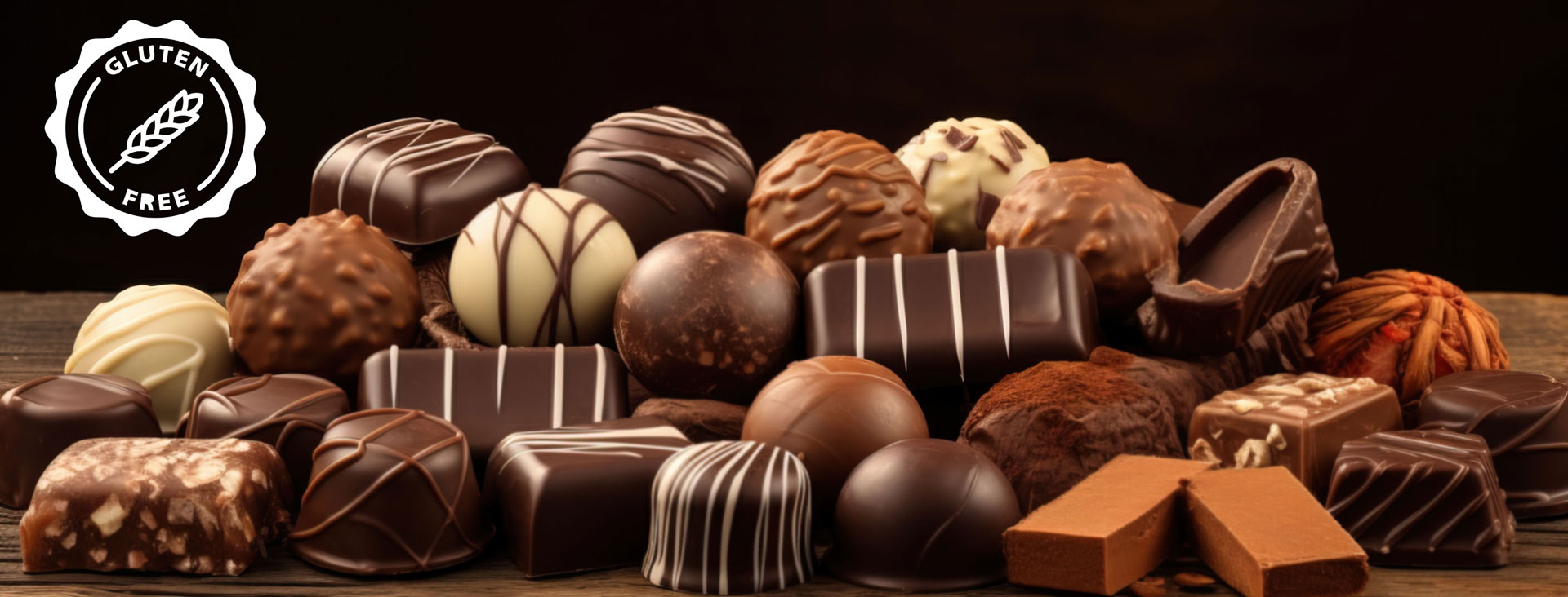Bombones y chocolate sin gluten a domicilio
